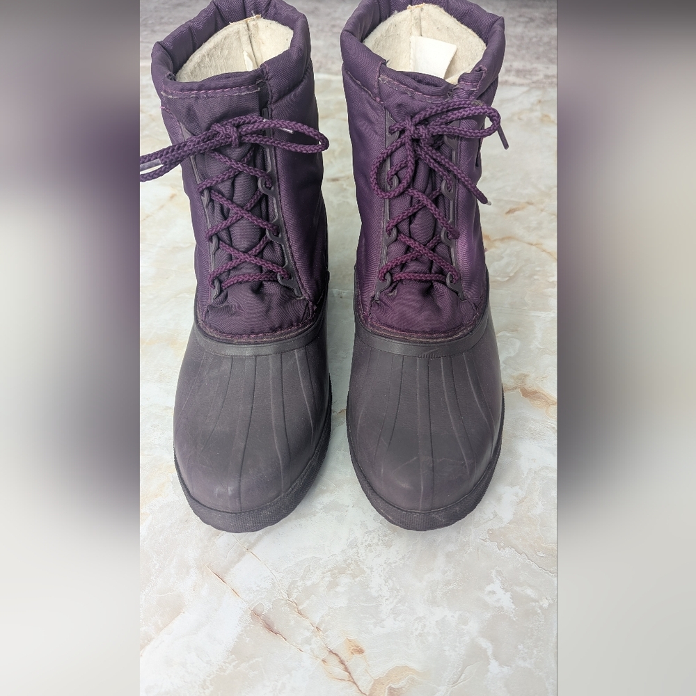 Sorel Kaufman Canada Snow Duck Boots Woman's Size Y8/W10 - Picture 2 of 11
